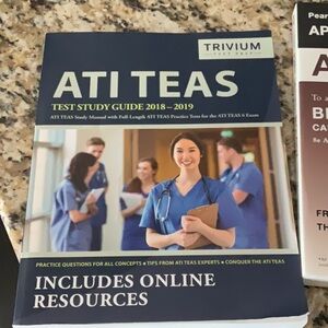 ATI TEAS test study guide book